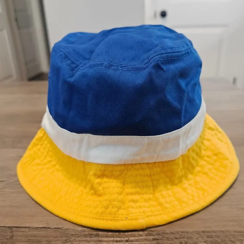 California Golden Bears Cali Bucket Hat Blue Yellow College Sports Y2K Unisex